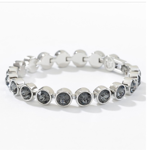 Touchstone Crystal Jewelry - Touchstone Crystal by Swarovski Silver Night Ice Bracelet NWT